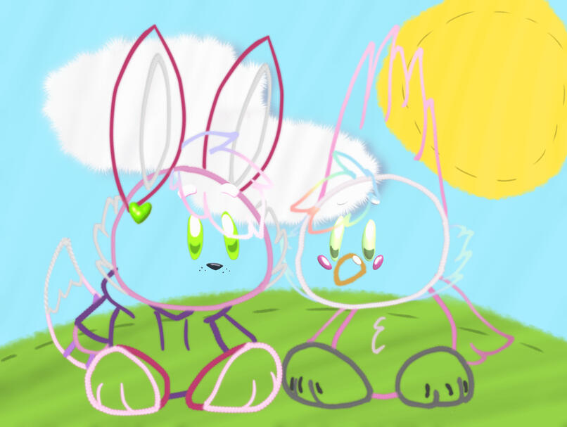 kirbys epic yarn but me and my gf